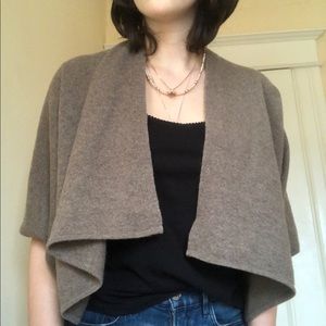 Vince Tan Cashmere Shrug